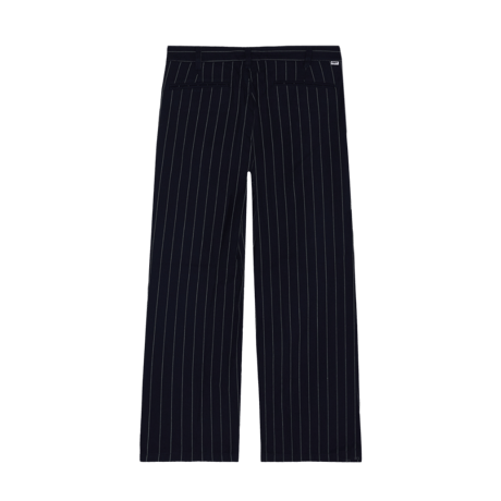 OBEY | DEAN STRIPE PLEATED PANT (NAVY PINSTRPE)