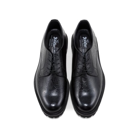 The Kenford Fineshoes | NEW CLASSIC PLAIN TOE(MENS/BLACK PAISLEY)