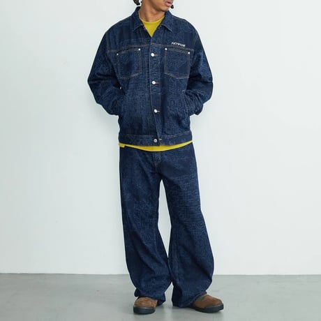 XLARGE | EMB DENIM JACKET(INDIGO)