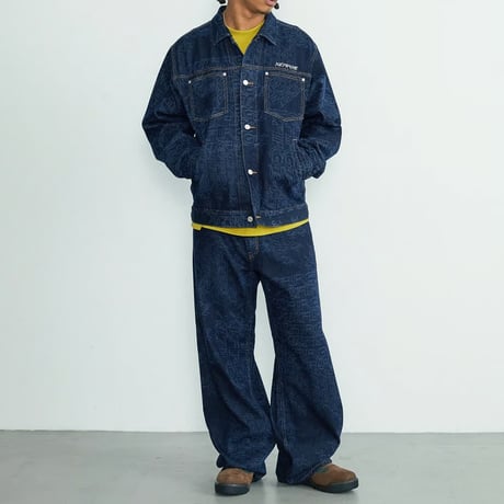 XLARGE | EMB DENIM PANTS(INDIGO)