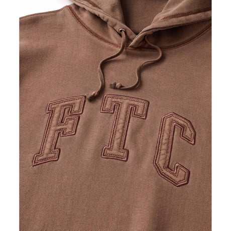 FTC | CLASSIC COLLEGE APPLIQUE PULLOVER HOODY "BROWN" (FTC026AWSW03)