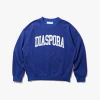 Diaspora skateboards / College logo Crewneck Sweatshirt (Navy)