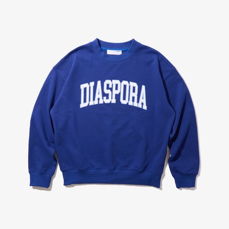 Diaspora skateboards / College logo Crewneck Sweatshirt (Navy)