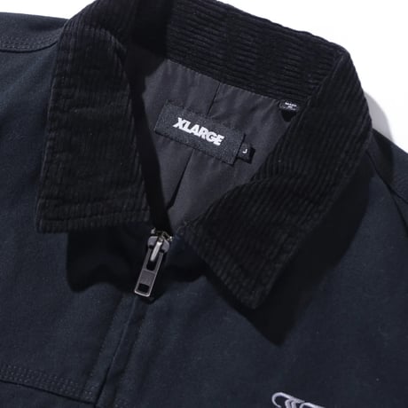 XLARGE | CORDUROY COLLAR JACKET(BLACK)