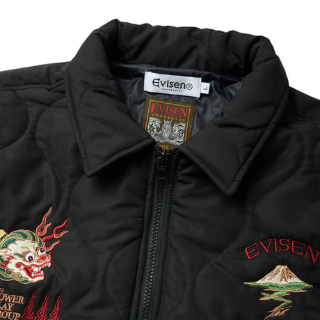 EVISEN SKATEBOARDSゑ®︎ | SOUVENIR SUSHISHI JACKET (Black)