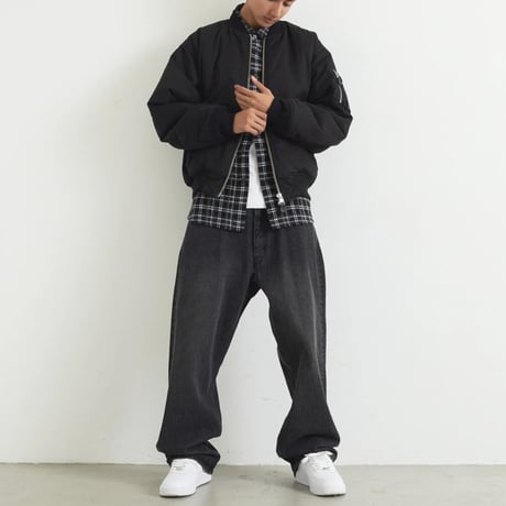 XLARGE | URBAN PLAID L/S SHIRT(BLACK)
