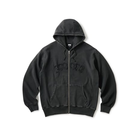 FTC | CUTOUT ARC LOGO ZIP UP HOODY "BLACK" (FTC026AWSW05)