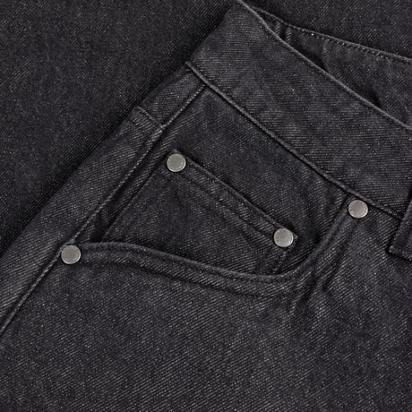 Dime / Relaxed Denim Pants (Black Washed)