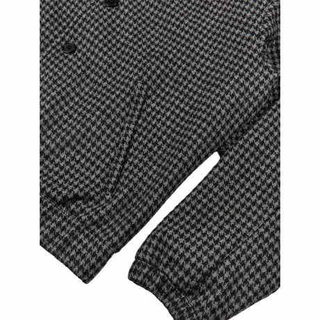 GRAND COLLECTION / WOOL HOUNDSTOOTH BLOUSON JACKET (BLACK/GREY)
