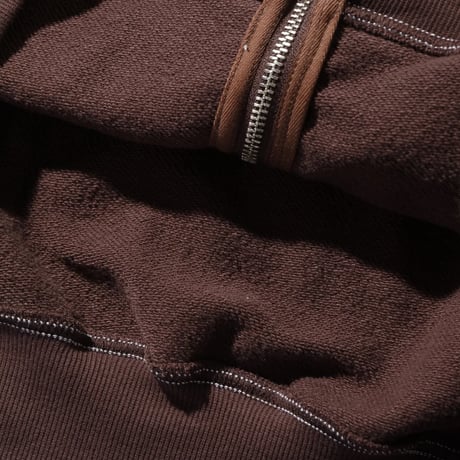 XLARGE | RHINESTONE OG ZIP HOODED SWEAT SHIRT(BROWN)