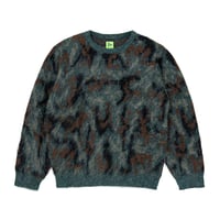 SPECIAL GUEST K.K.|  Sex Camo Mohair Knit (Green)