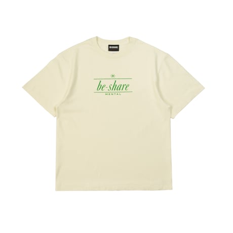 BE-SHARE | MENTAL Tee (Vintage White)