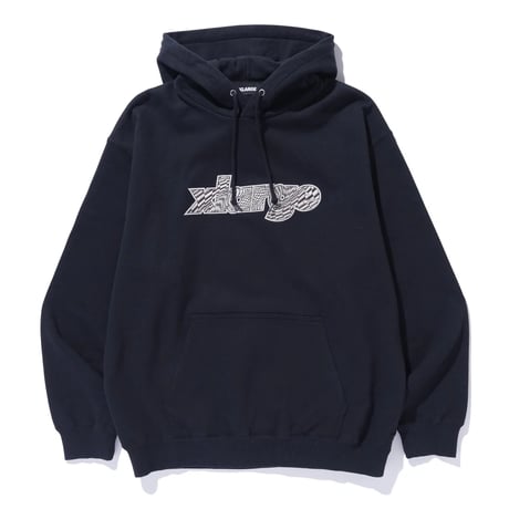 XLARGE | PSYCHEDELIC HOODED SWEATSHIRT(BLACK)