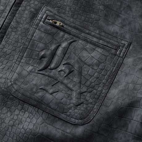 XLARGE | CROC SUEDE JACKET(NAVY)