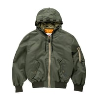 SPECIAL GUEST K.K.| Hooded Flight jacket (Khaki)