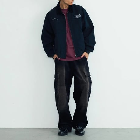 XLARGE | CORDUROY COLLAR JACKET(BLACK)