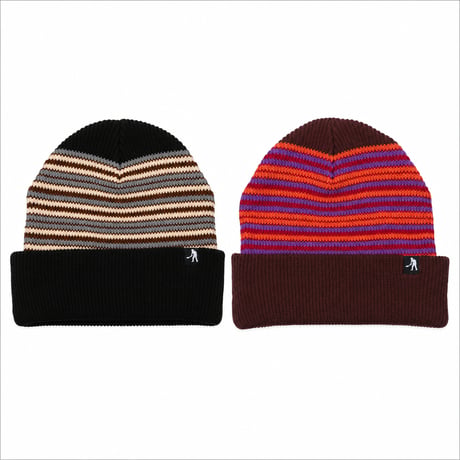PASS~PORT | ORGANIC COTTON STRIPE BEANIE "2COLOR"