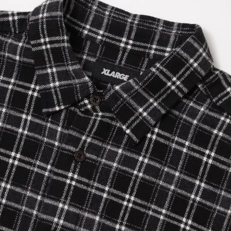 XLARGE | URBAN PLAID L/S SHIRT(NAVY)