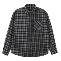 XLARGE | URBAN PLAID L/S SHIRT(BLACK)