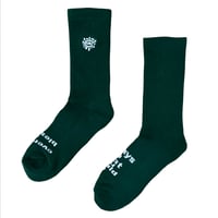 ADWYSD / MINI EMBROIDED @SUN SOCKS (GREEN)