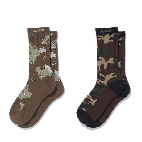 XLARGE | JACQUADR CAMO SOCKS(2color)