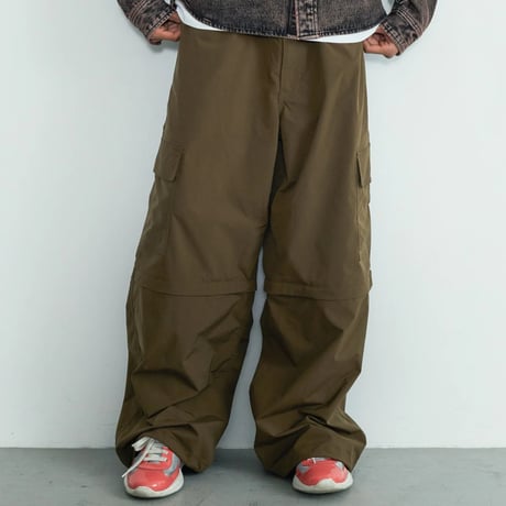 XLARGE | CONVERTIBLE CARGO PANTS(BROWN)