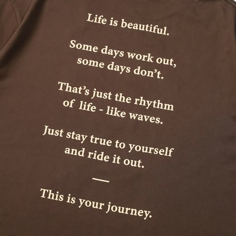 Time For Livin′ / SWELL S/S TEE (BROWN)