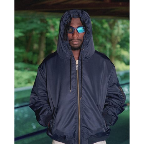 SPECIAL GUEST K.K.| Hooded Flight jacket (Navy)
