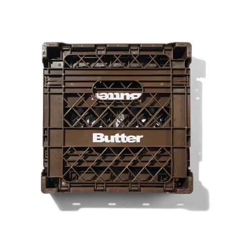 Butter Goods | Collapsable Record Crate (Brown)