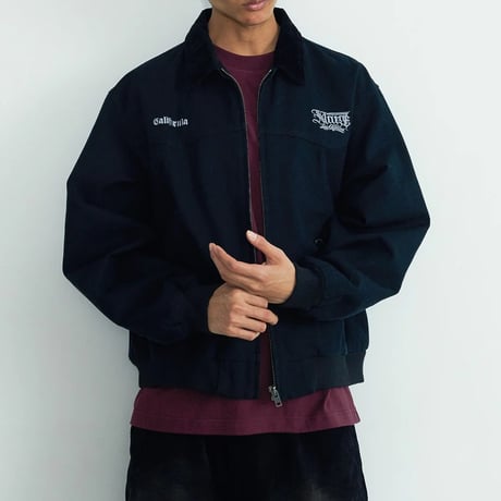 XLARGE | CORDUROY COLLAR JACKET(BLACK)