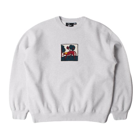 by Parra | Long lost leg crew neck sweatshirt Heather (Grey)