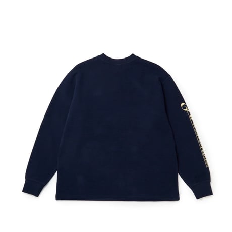 NEW ERA | L/S Waffle Tee  Direction by Takayuki Ohashi Fish (Navy)