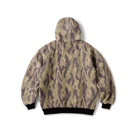 FTC | WASHED HOODED WORK JACKET "CAMO" (FTC026AWJ07)