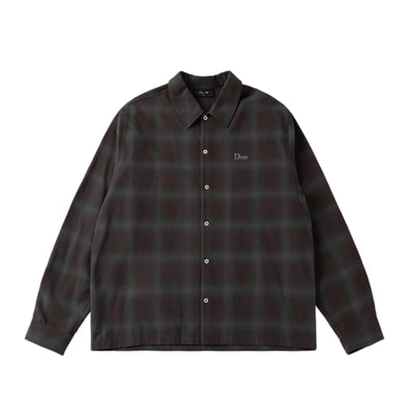 Dime / Premium Flannel Shirt (Bordeaux)