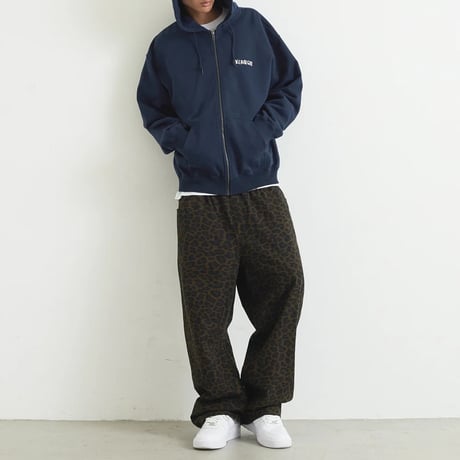 XLARGE | DRAWING OG ZIP HOODED SWEATSHIRT(NAVY)