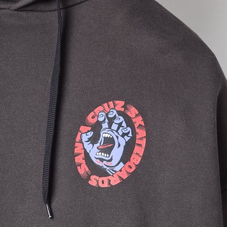 SEDAN ALL-PURPOSE|  Santa Cruz / Screaming Hand Hoodie (Faded Black))