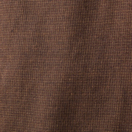 SEDAN ALL-PURPOSE| Micro Plaid Open Collar Shirt(Brown)