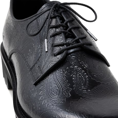 The Kenford Fineshoes | NEW CLASSIC PLAIN TOE(MENS/BLACK PAISLEY)