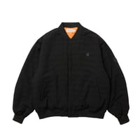 EVISEN SKATEBOARDSゑ®︎ | JACQUARD BOMBER JACKET(Black)