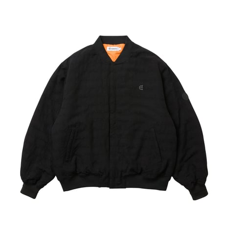 EVISEN SKATEBOARDSゑ®︎ | JACQUARD BOMBER JACKET(Black)