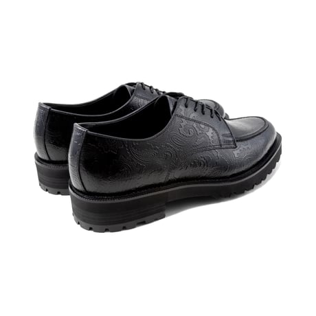The Kenford Fineshoes | NEW CLASSIC U-MOC LACE UP SHOES (MENS/BLACK PAISLEY)