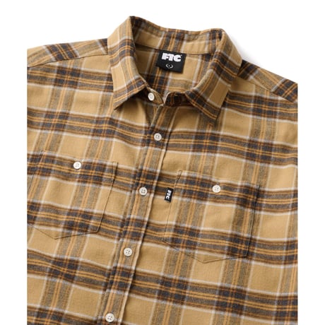 FTC | PLAID NEL SHIRT "GOLD" (FTC026AWSH01)