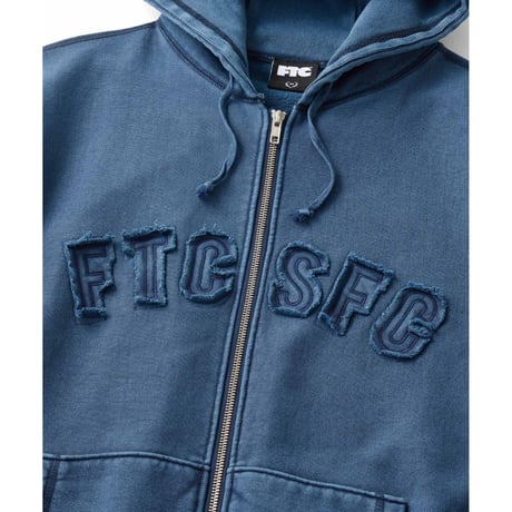 FTC | CUTOUT ARC LOGO ZIP UP HOODY "NAVY" (FTC026AWSW05)