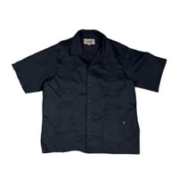 坩堝 (RUTSUBO) | Skull Camp Collar Shirt (Black)