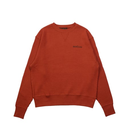 BE-SHARE | Store Logo L/S Thermal Tee (BURGUNDY)