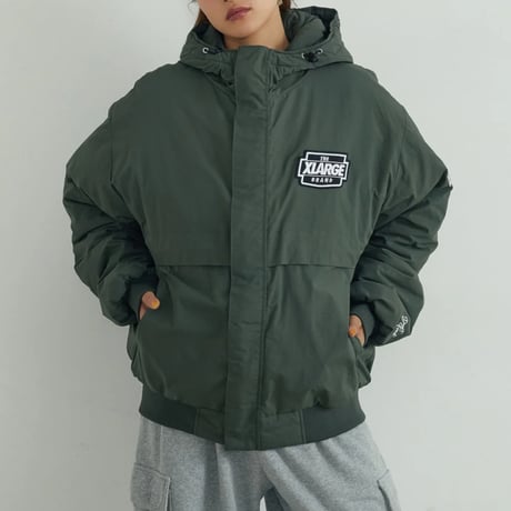 XLARGE | NYLON PUFFER JACKET(OLIVE)