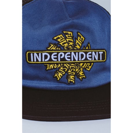 FUCKING AWESOME / FA × INDEPENDENT SPIRAL LOGO TRUCKER (NAVY)