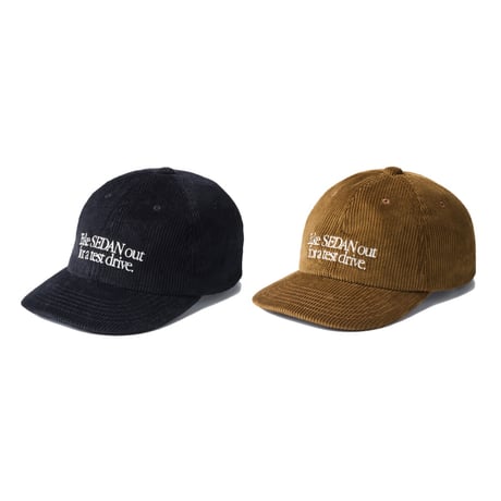 SEDAN ALL-PURPOSE|  Leather Strap Corduroy Cap(2 Color)