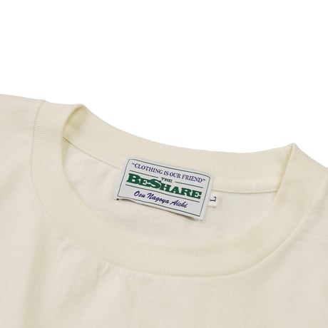 BE-SHARE | it's better in the be-share S/S Tee (Washed White)