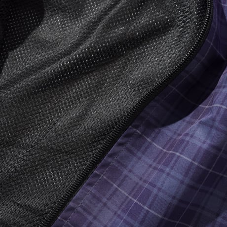 Butter Goods| Plaid Nylon Jacket (Navy)